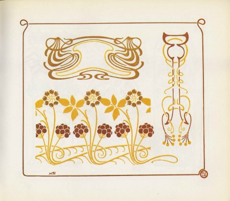 Орнаменты Модерна. "Combinaisons ornementales" - II