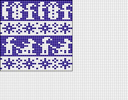 Мелкий жаккард для носков