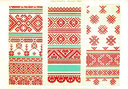 Национальные узоры русского народа