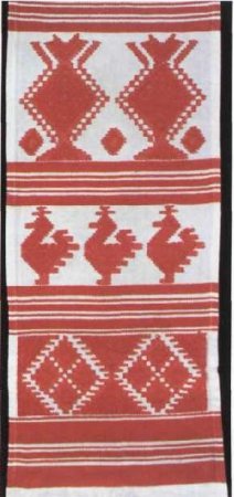 Мезенская роспись геометрический орнамент