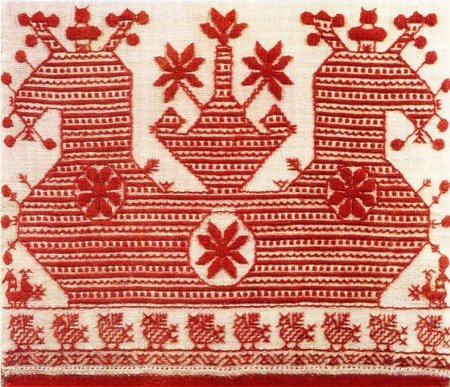 Птицы в славянской обережной вышивке