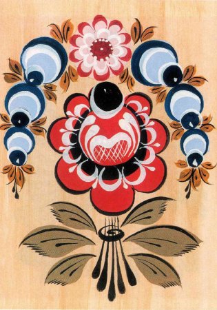 Городецкая роспись