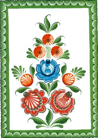 Городецкая роспись в Витейка