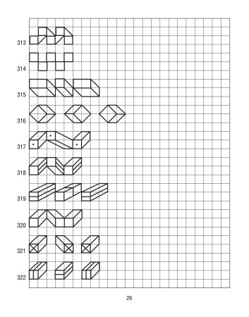Узоры в клетку для дошкольников
