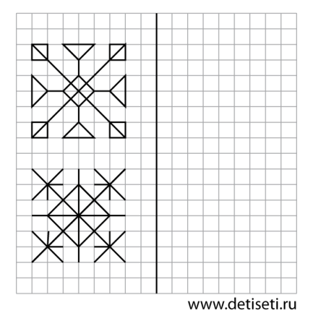 Графический диктант Узорова Нефедова