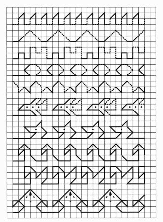 Продолжи узор для дошкольников