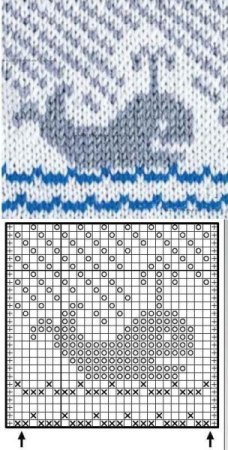 Схемы жаккарда спицами для детей