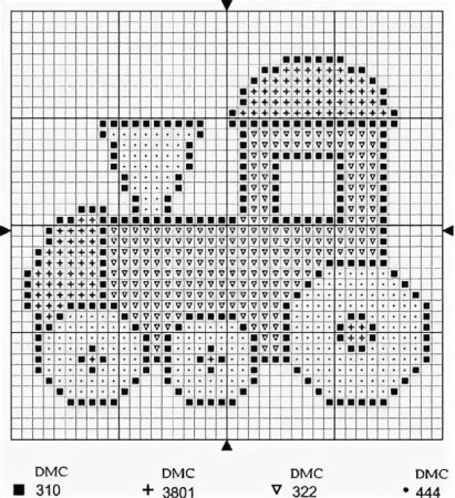 Орнамент спицами схемы для детей