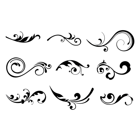 Красивые завитушки