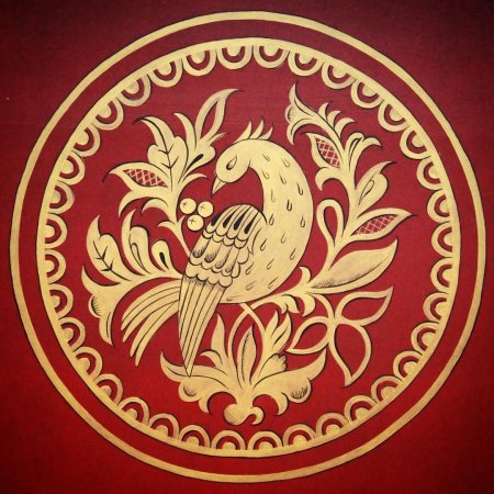 Шекснинская золоченка птицы