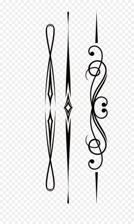 Цветы орнамент вертикальный