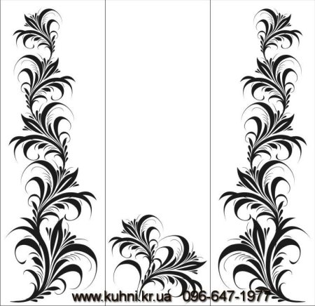 Орнамент в полосе вертикальный