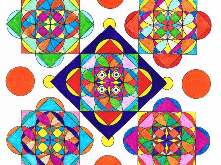 Орнамент из геометрических фигур