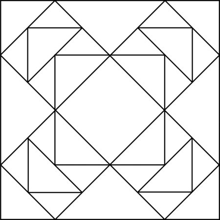 Узор из геометрических фигур