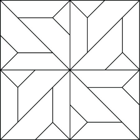 Узор из геометрических фигур