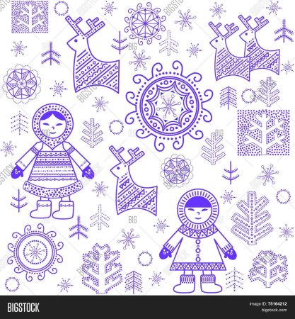 Эскимосы орнамент