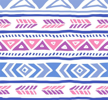 Этнический геометрический орнамент