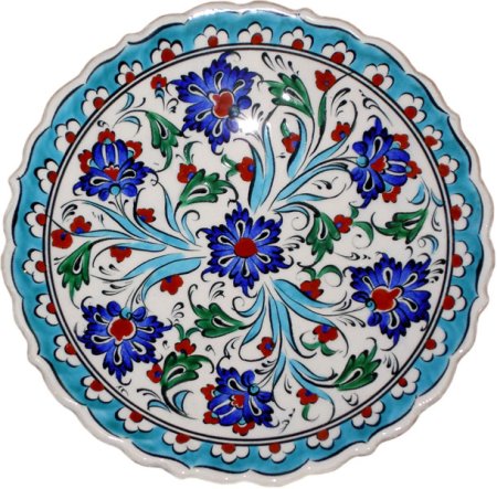 Растительный орнамент на посуде