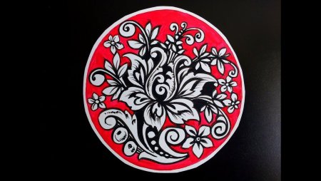 Хохломская роспись Кудрина орнамент