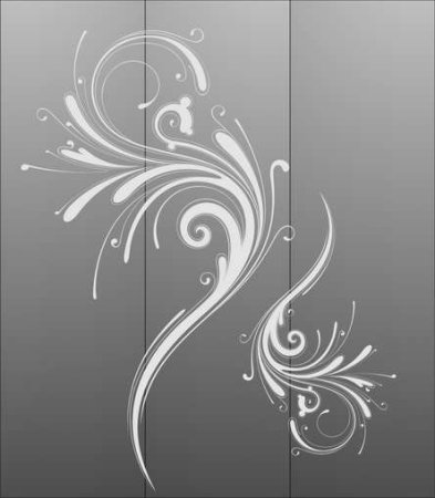 Красивые узоры на стекле