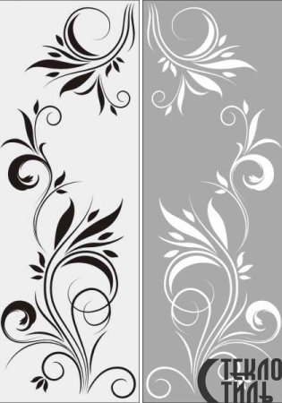 Трафаретные узоры на мебели