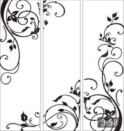 Узоры на двери