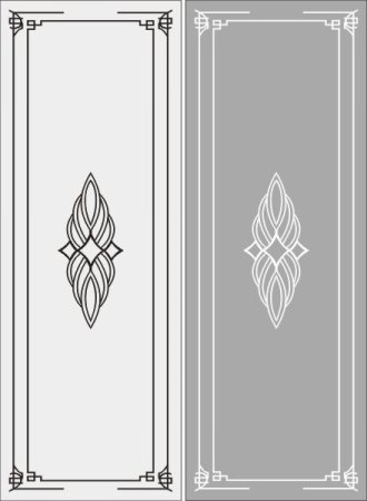 Серый фон с вензелями