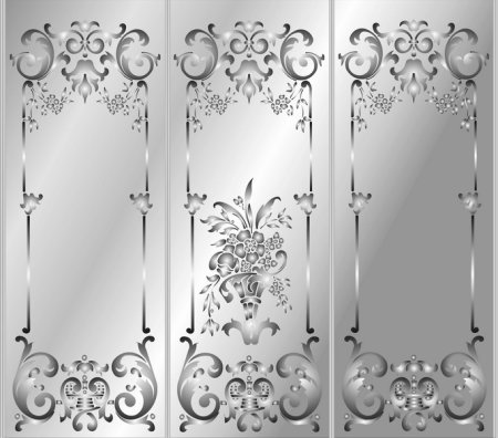 Зеркало с орнаментом