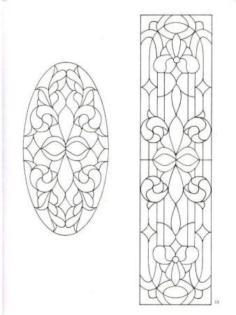 Витраж узор