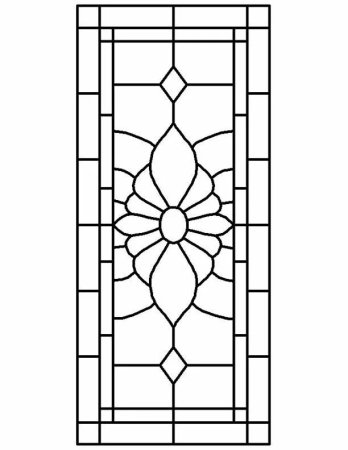 Межкомнатные двери с узором на стекле