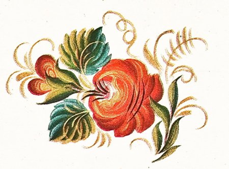 Жостово роспись элементы росписи