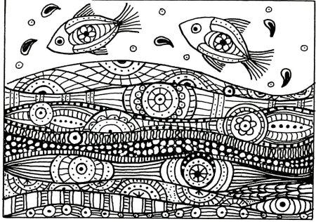 Рыба в дудлинге