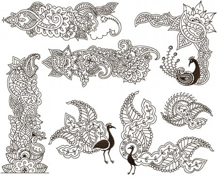 Индонезийские узоры и орнаменты