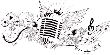 Узор из нот