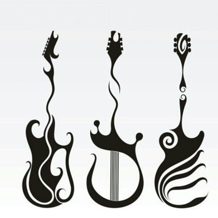 Гитара стилизация