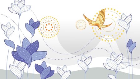 Весенний векторный фон