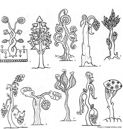 Орнаментальные мотивы растительные древней Греции