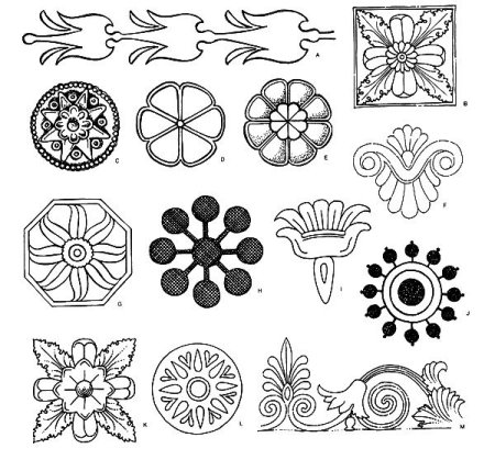 Растительный орнамент древней Греции