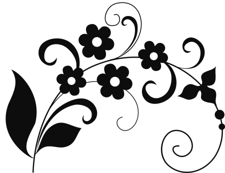 Трафарет "цветы"