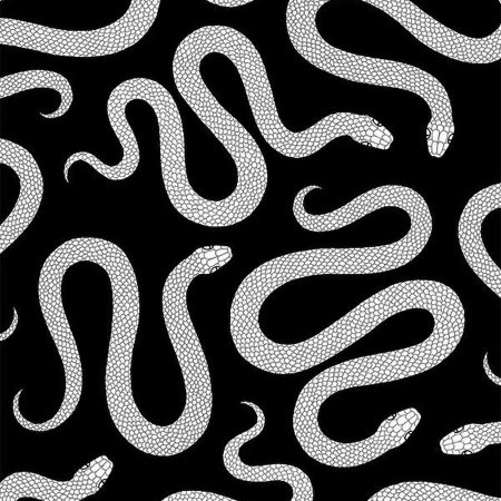 Паттерн со змеями