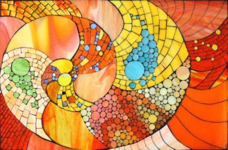 Витраж в технике фьюзинг