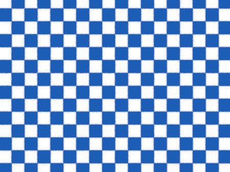 Сине белая клетка