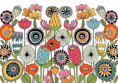 Стилизированные цветы