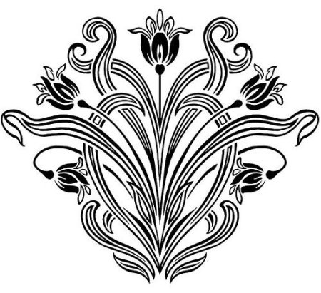 Орнаменты Модерна и ар нуво