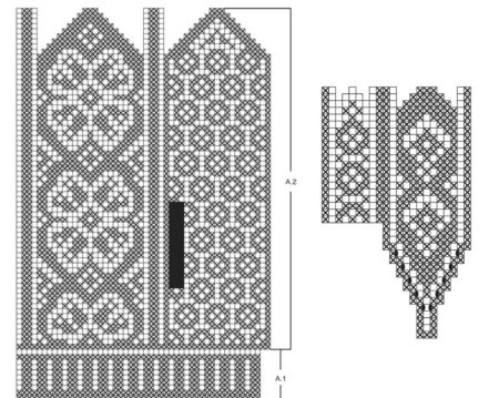 Дропс варежки жаккард