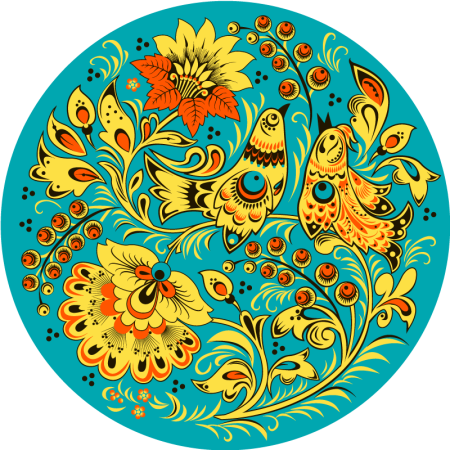 Русские народные росписи Хохломская