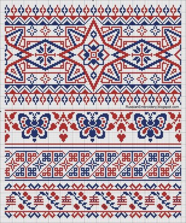 Вышивка крестом орнамент