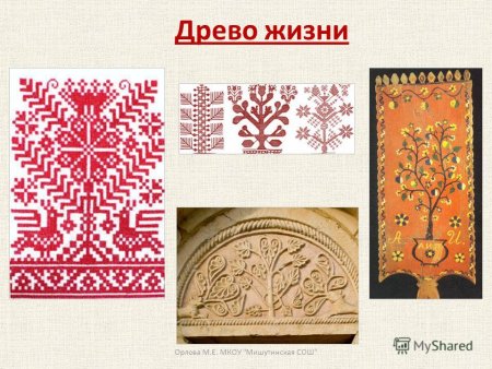 Древние образы в народном искусстве Древо жизни рисунок