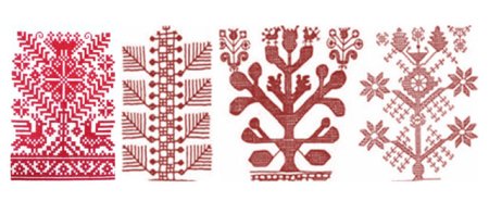 Мировое Древо славян вышивка