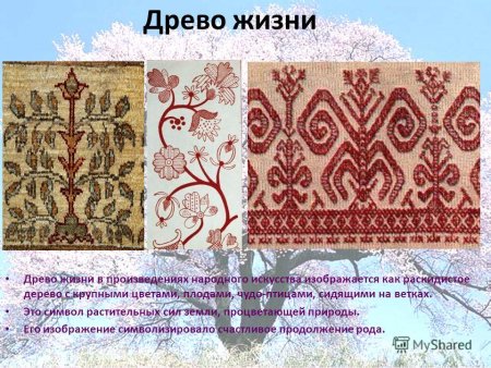 Образ древа жизни в народном искусстве